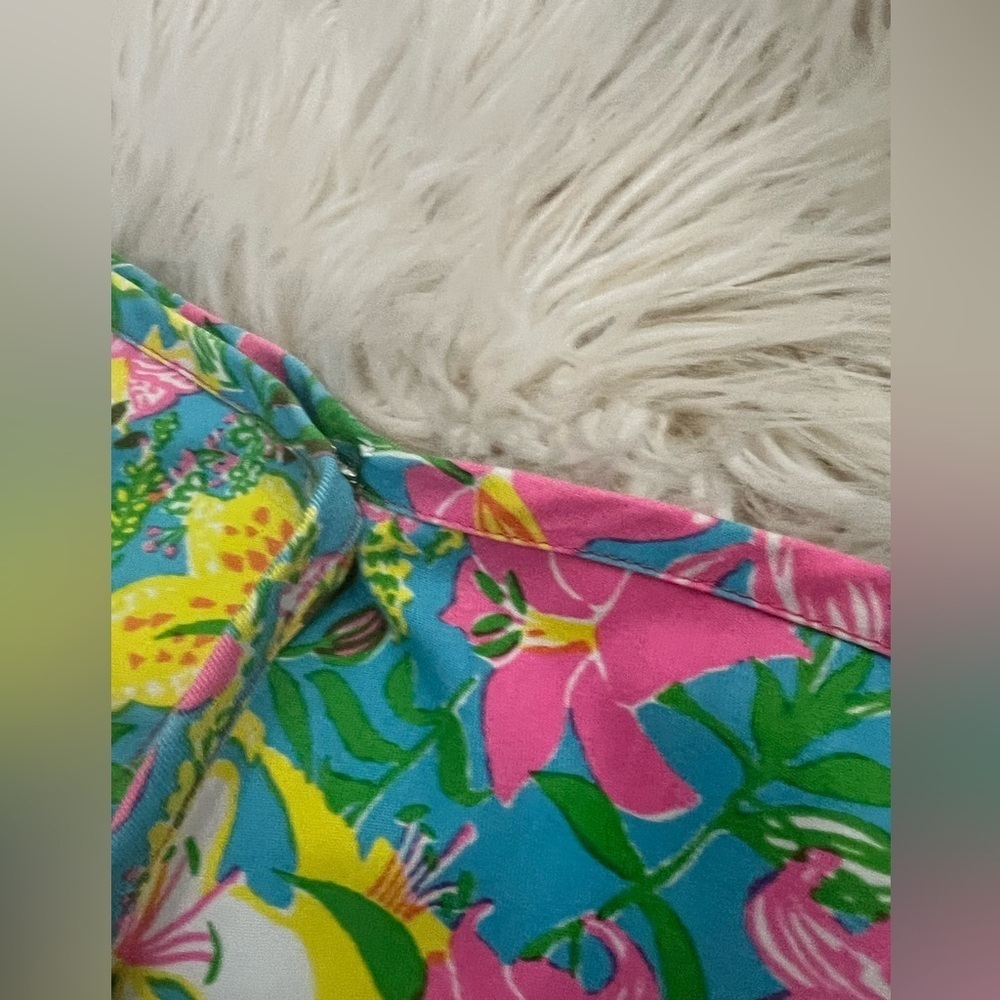 VTG Lilly Pulitzer The Minnie Skirt 1970s Rare Print Size 14 - Picture 5 of 9